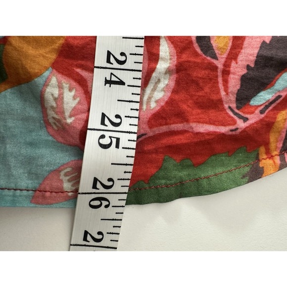 J. McLaughlin Top Shirt Women's Small Button Front Floral‎ Long Sleeve Bohemian - Picture 6 of 8